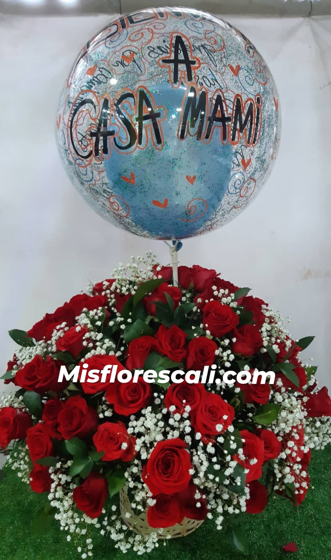 Arreglo Floral En Canasta Ref #140 | Mis Flores Cali