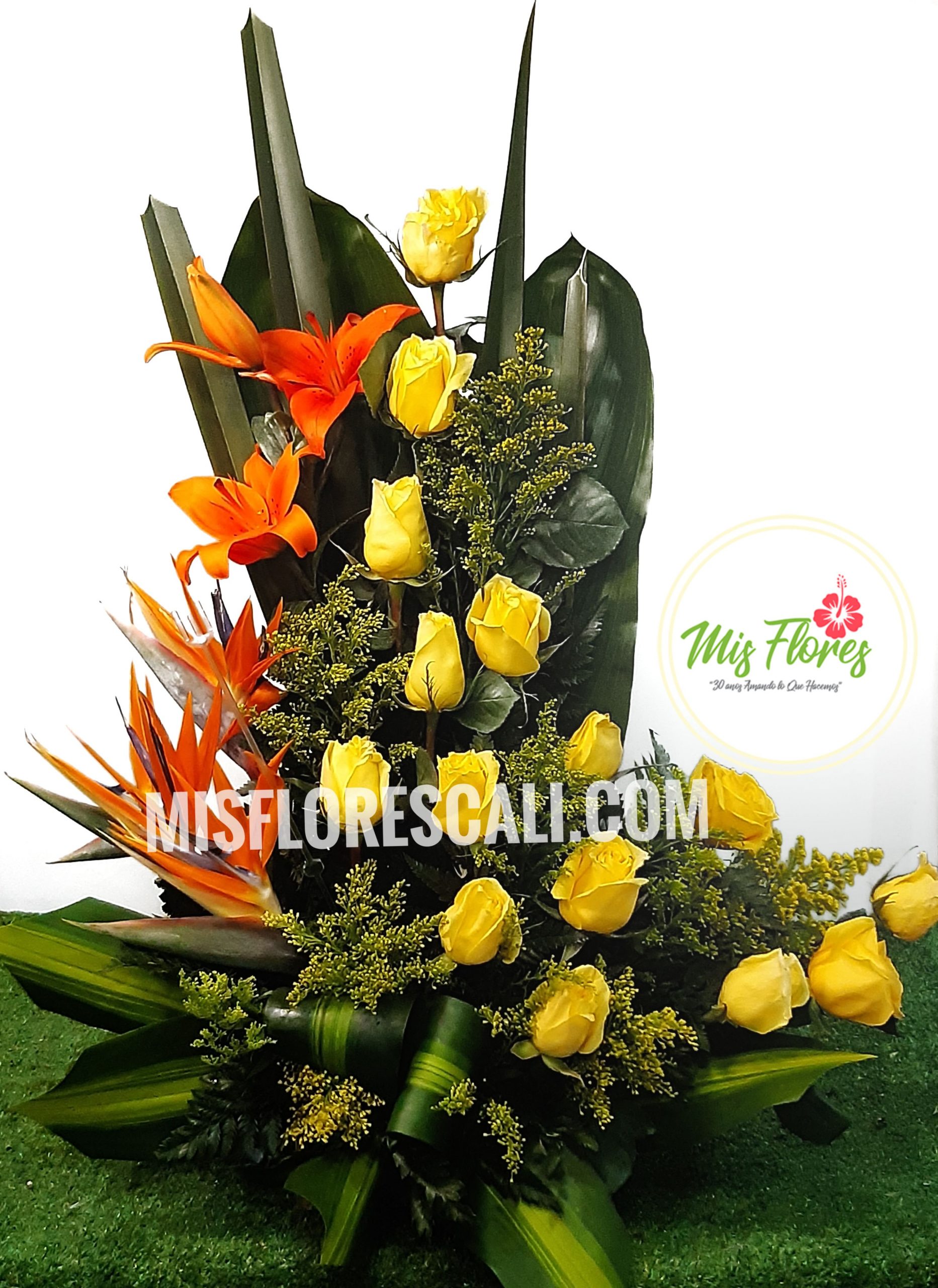 Arreglo Floral Amarillo Ref #377 | Mis Flores Cali